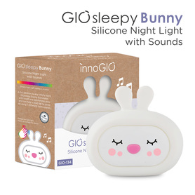 InnoGIO Silicone Night Light with Sounds GIOsleeping Bunny GIO-134