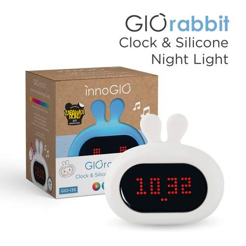 InnoGIO GIOrabbit Alarm Clock & Silicone Night Lamp GIO-135 (1)