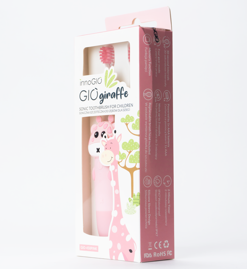 InnoGIO Sonic toothbrush for children GIOgiraffe Pink GIO-450PINK (3)