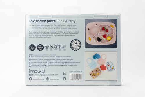 InnoGIO GIOfresh tableware Fox snack plate Stick & stay  GIO-900BLUE (15)
