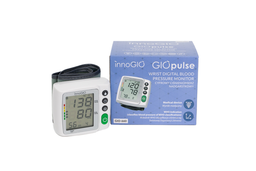InnoGIO GIOpulse wrist blood pressure monitor GIO-660 (1)