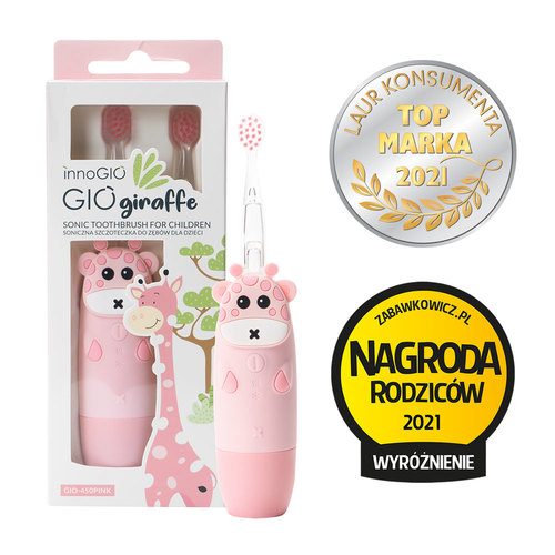 InnoGIO Sonic toothbrush for children GIOgiraffe Pink GIO-450PINK (1)